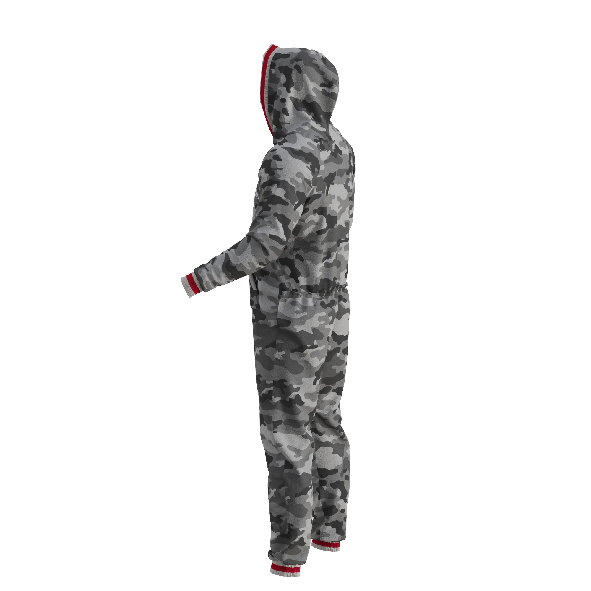 Pook Onesie - Camo Grey (Adult Unisex)