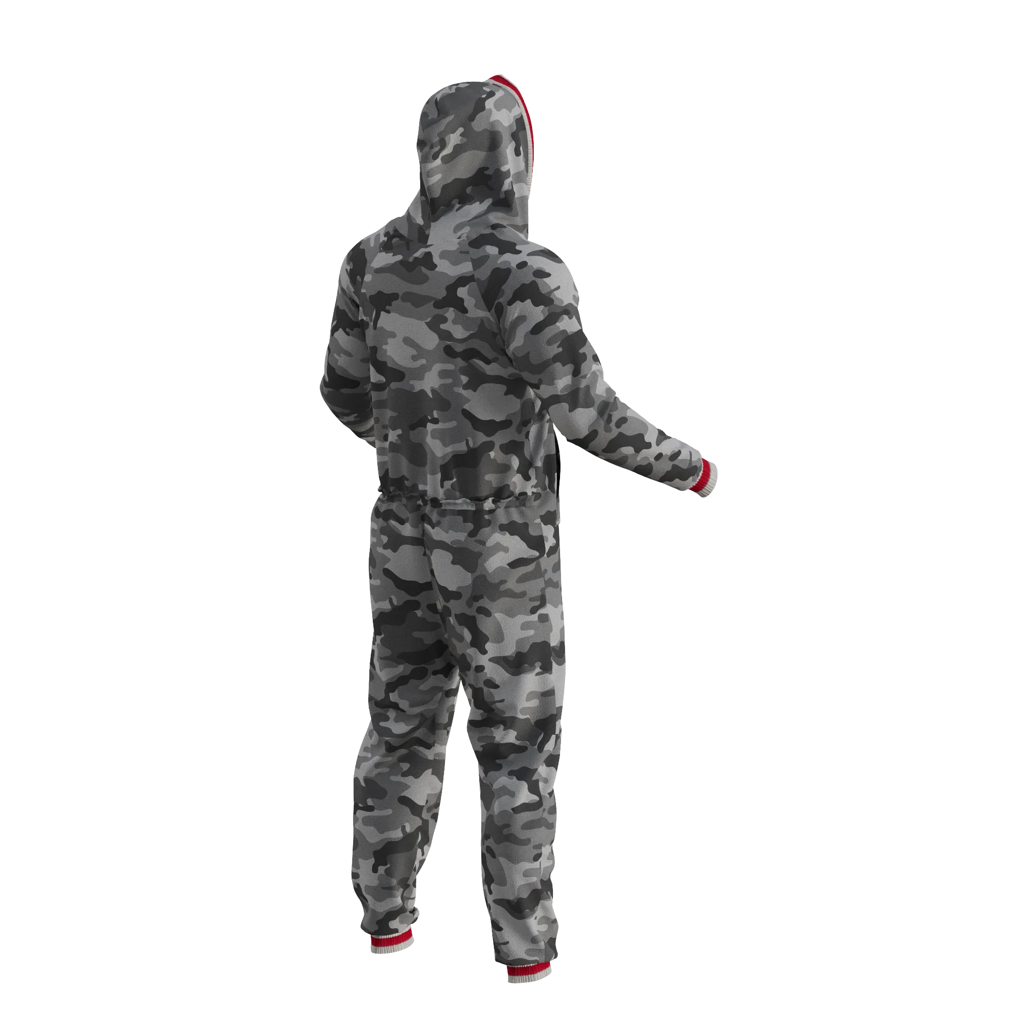 Pook Onesie - Camo Grey (Adult Unisex)