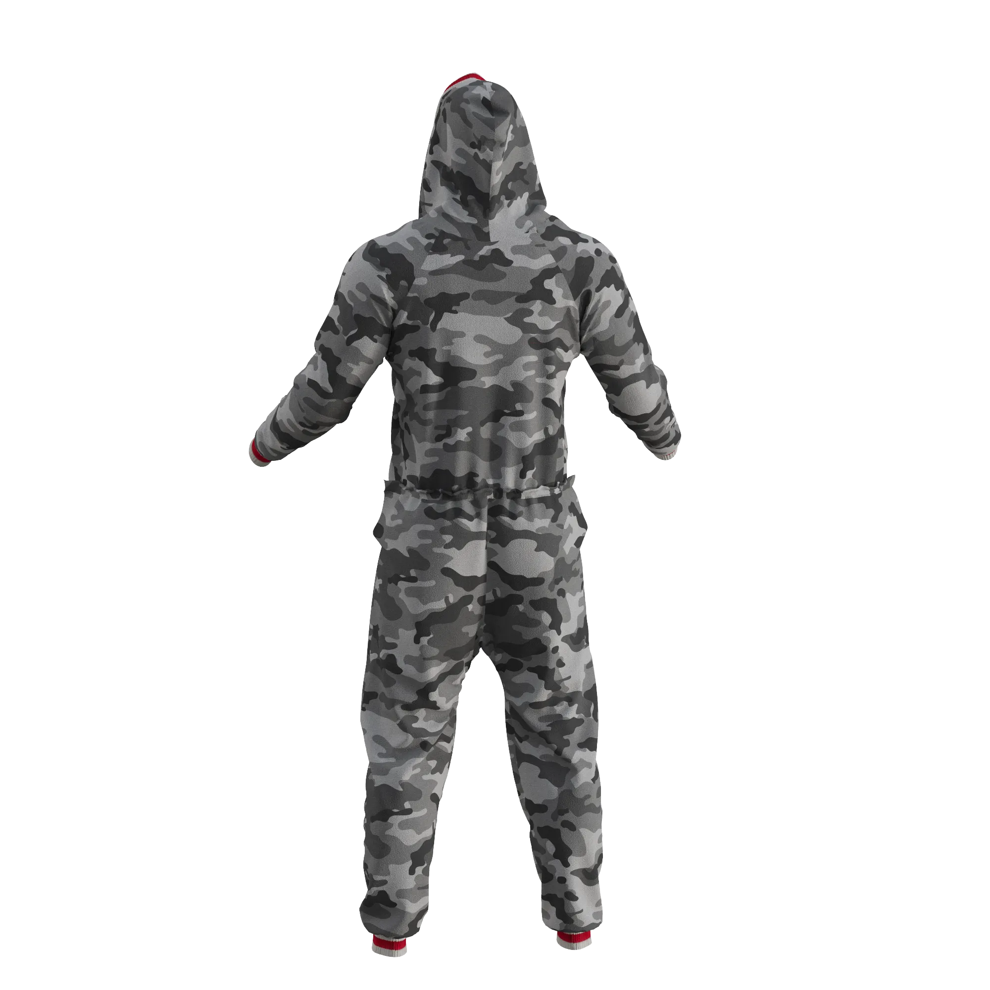 Pook Onesie - Camo Grey (Adult Unisex)