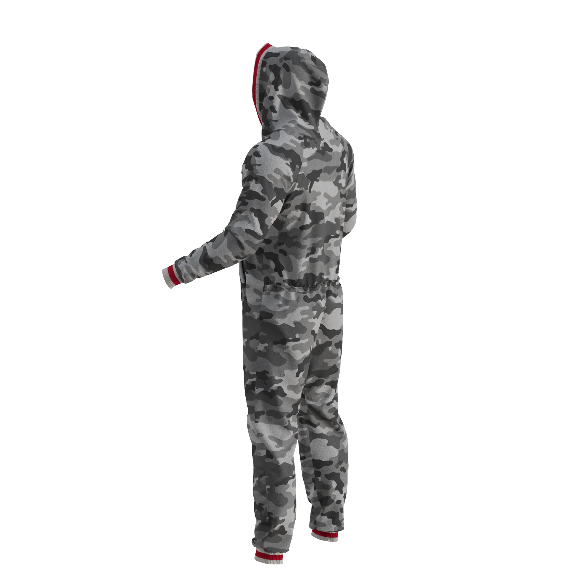 Pook Onesie - Camo Grey (Adult Unisex)