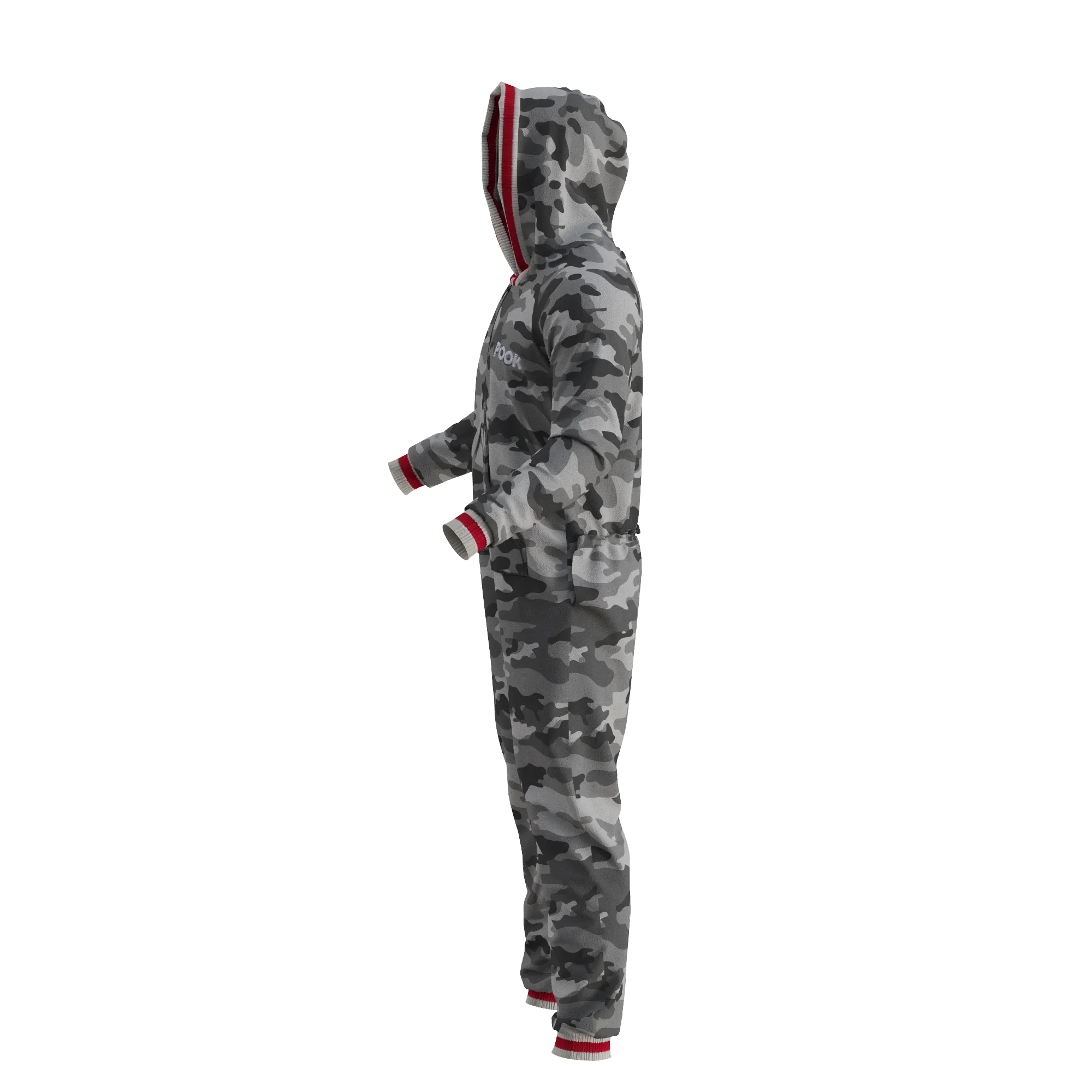 Pook Onesie - Camo Grey (Adult Unisex)