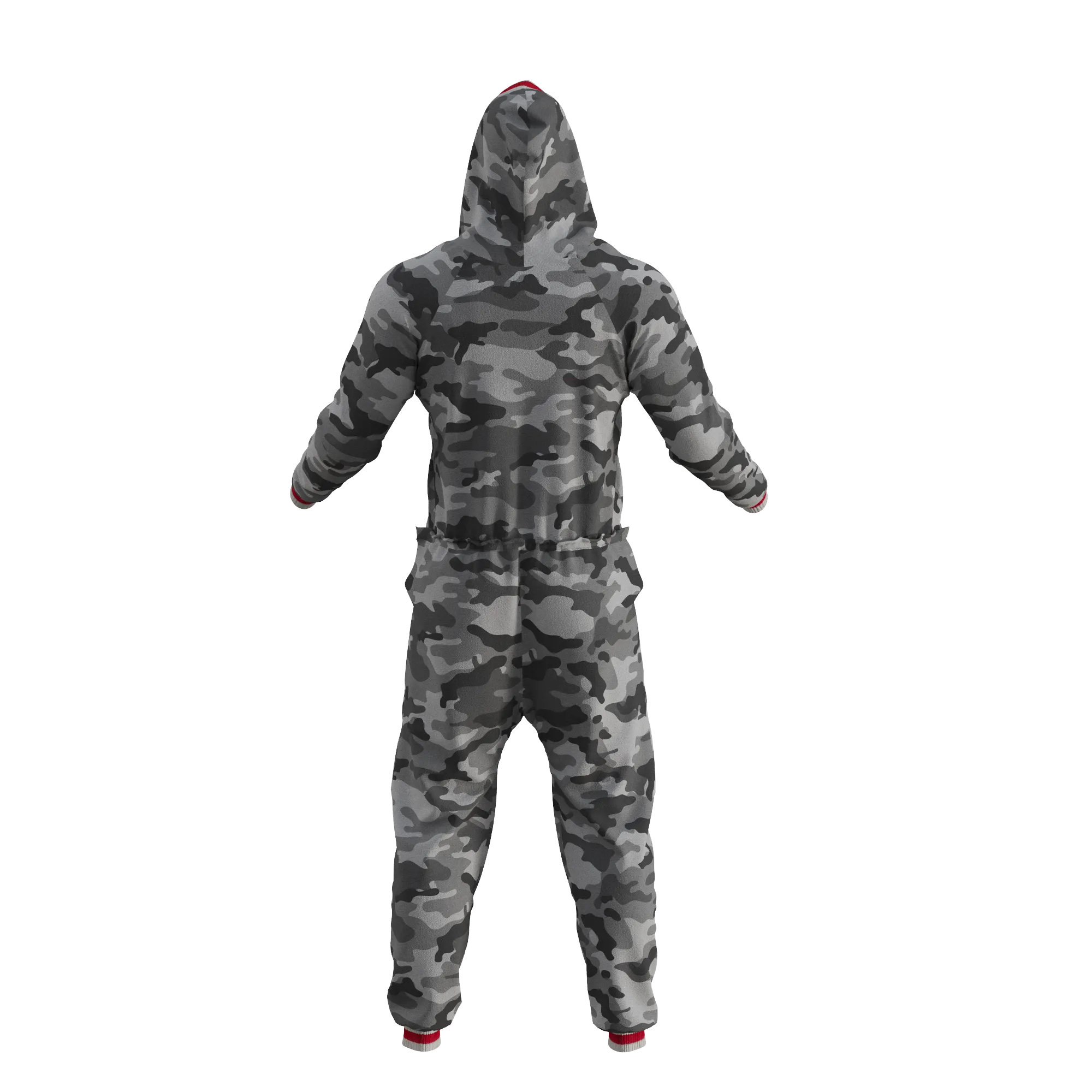 Pook Onesie - Camo Grey (Adult Unisex)