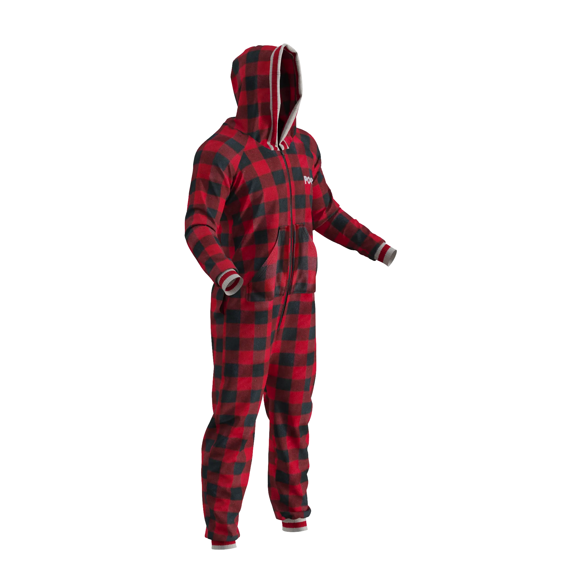 Pook Onesie - Red (Adult Unisex)