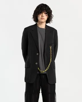 "Limpet Shell" Oversized Blazer in Black