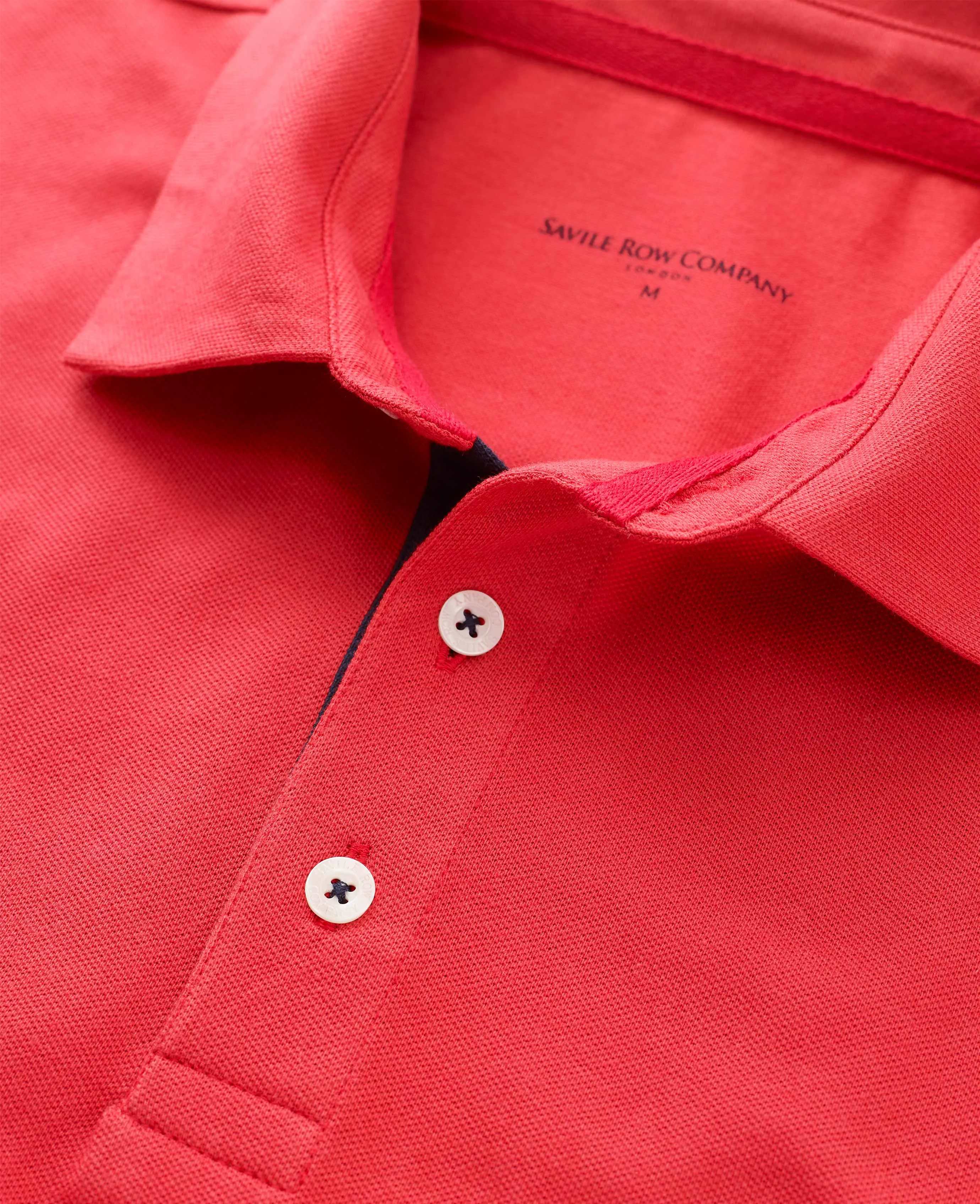 Red Short Sleeve Polo Shirt