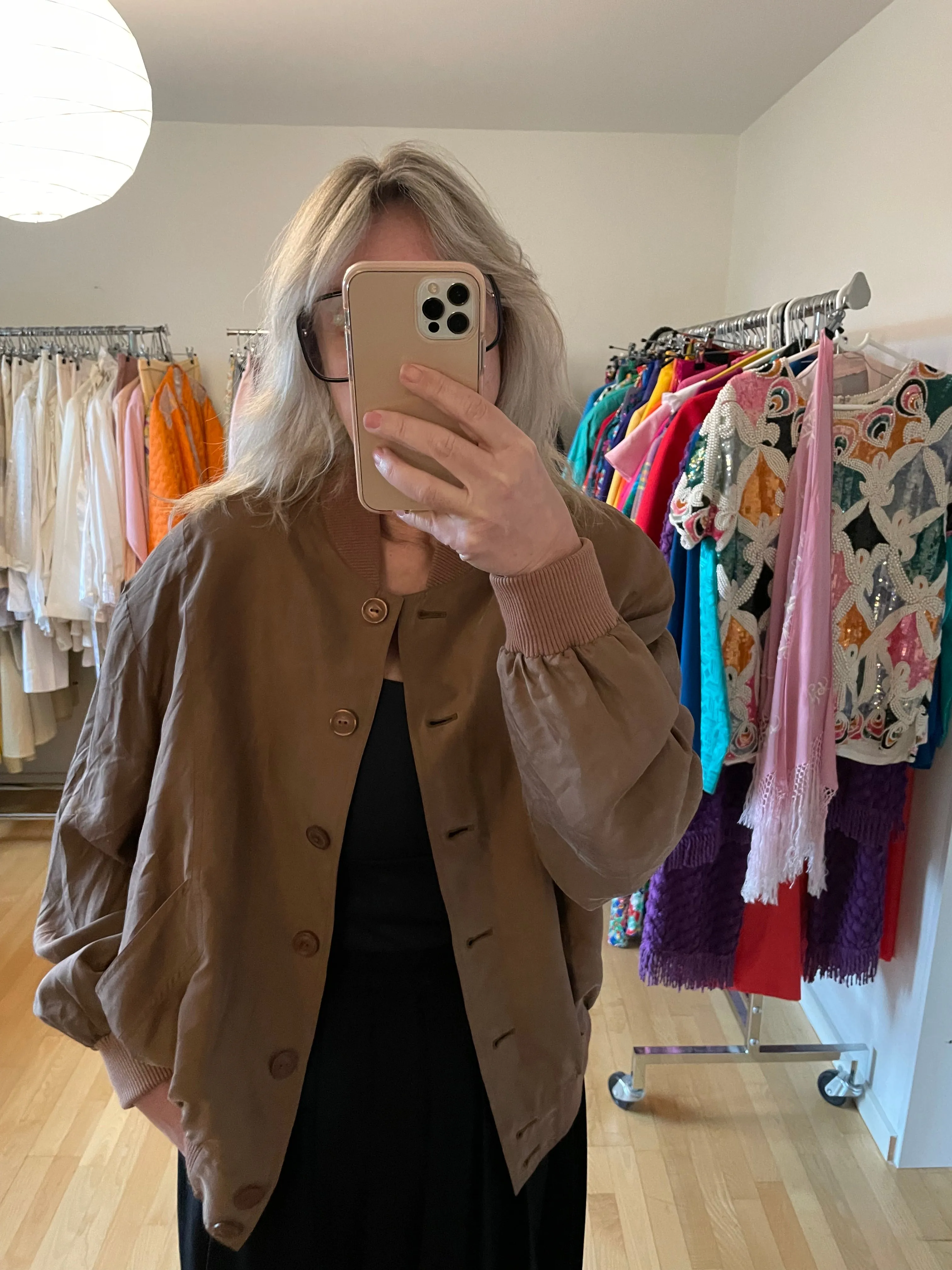 Silk Bomber Jacket