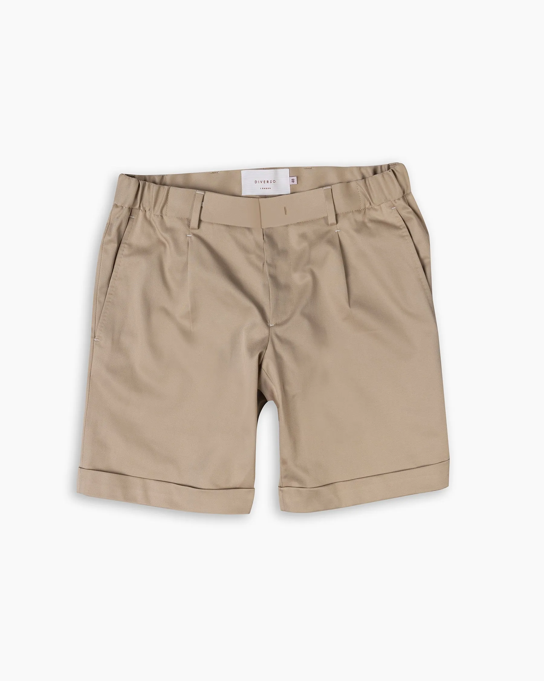 Stone Cotton Casual Shorts