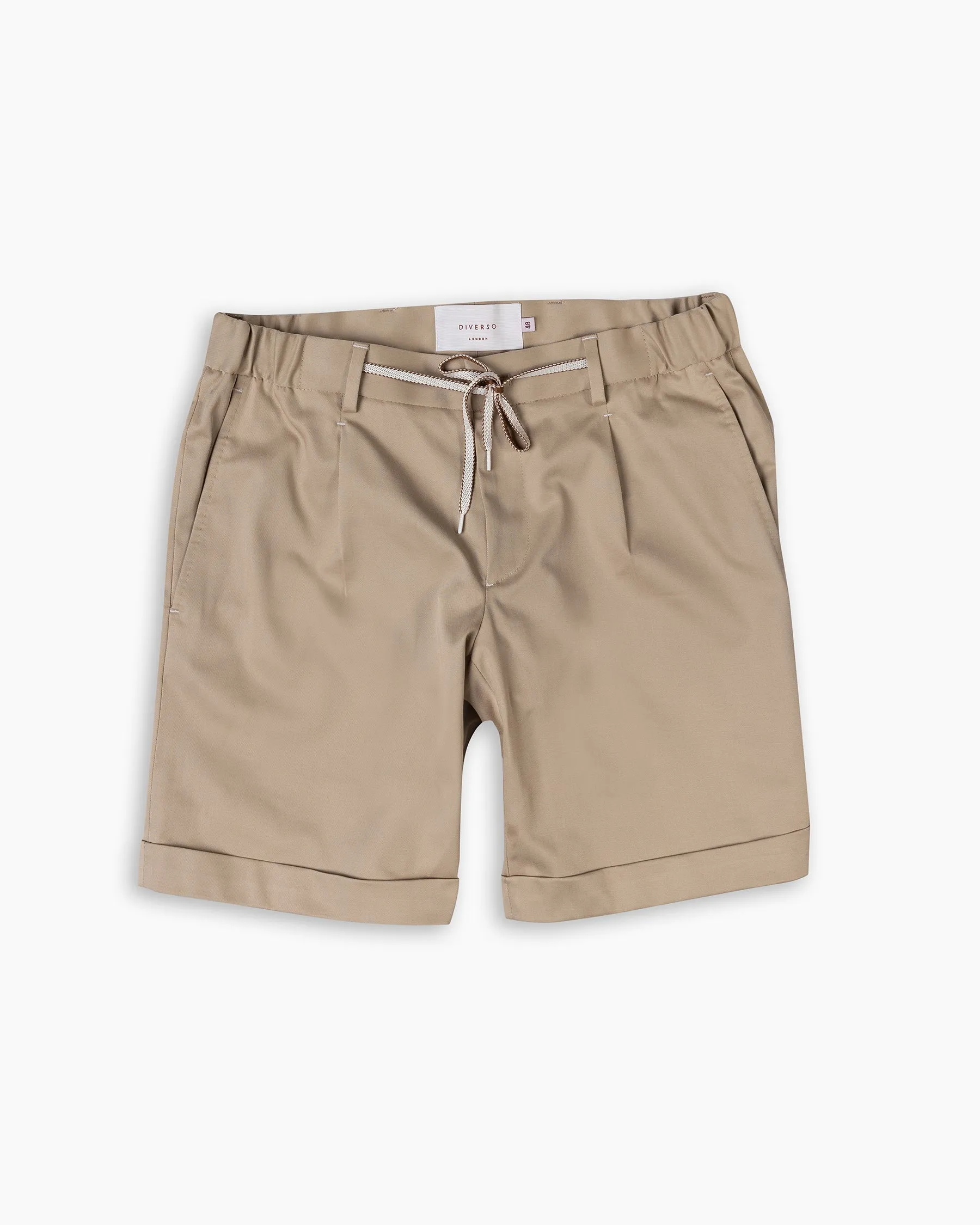 Stone Cotton Casual Shorts