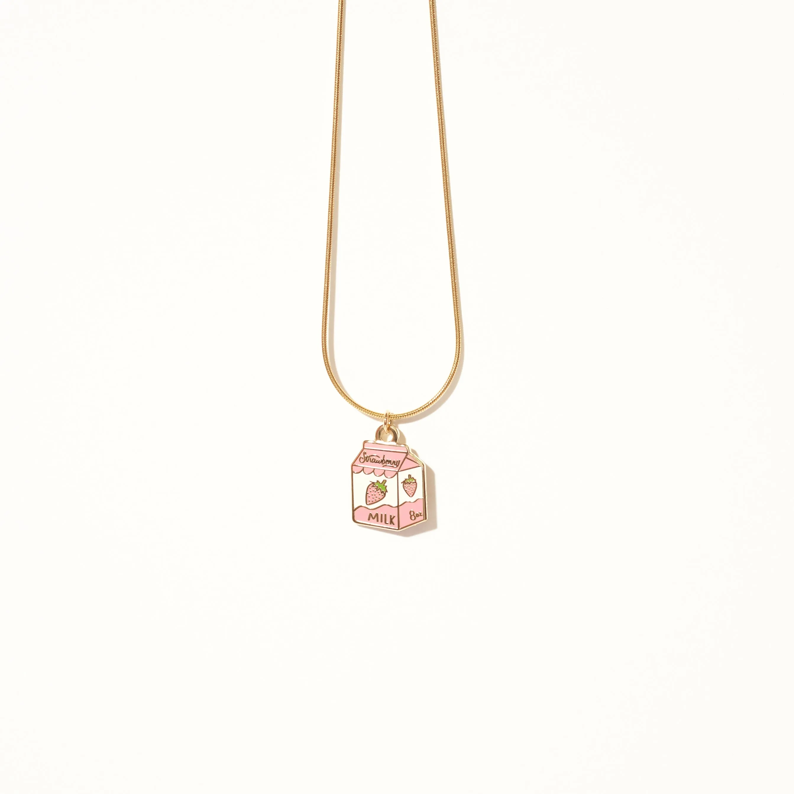 Strawberry Milk Necklace