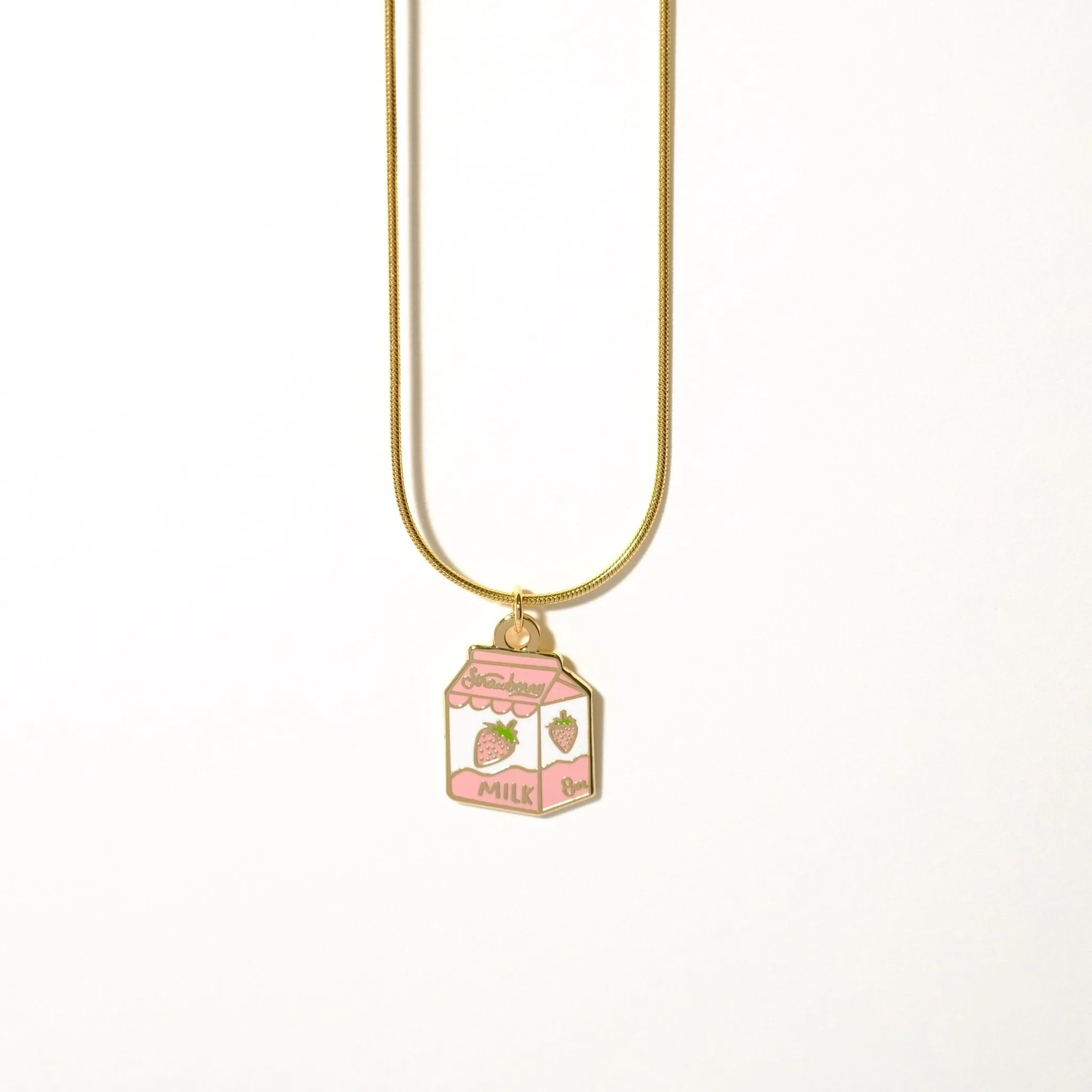 Strawberry Milk Necklace