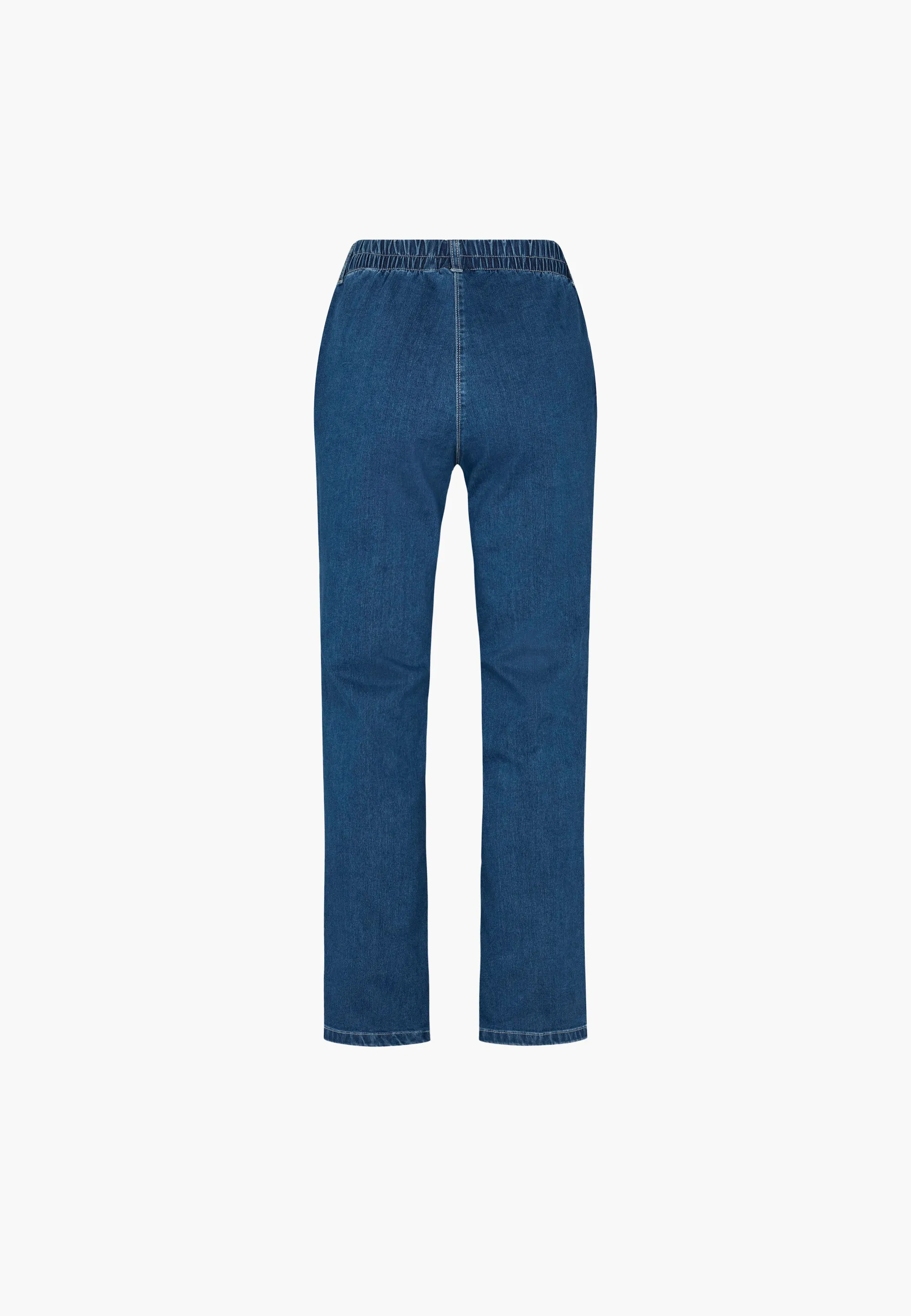 Violet Relaxed - Medium Length - Blue Denim