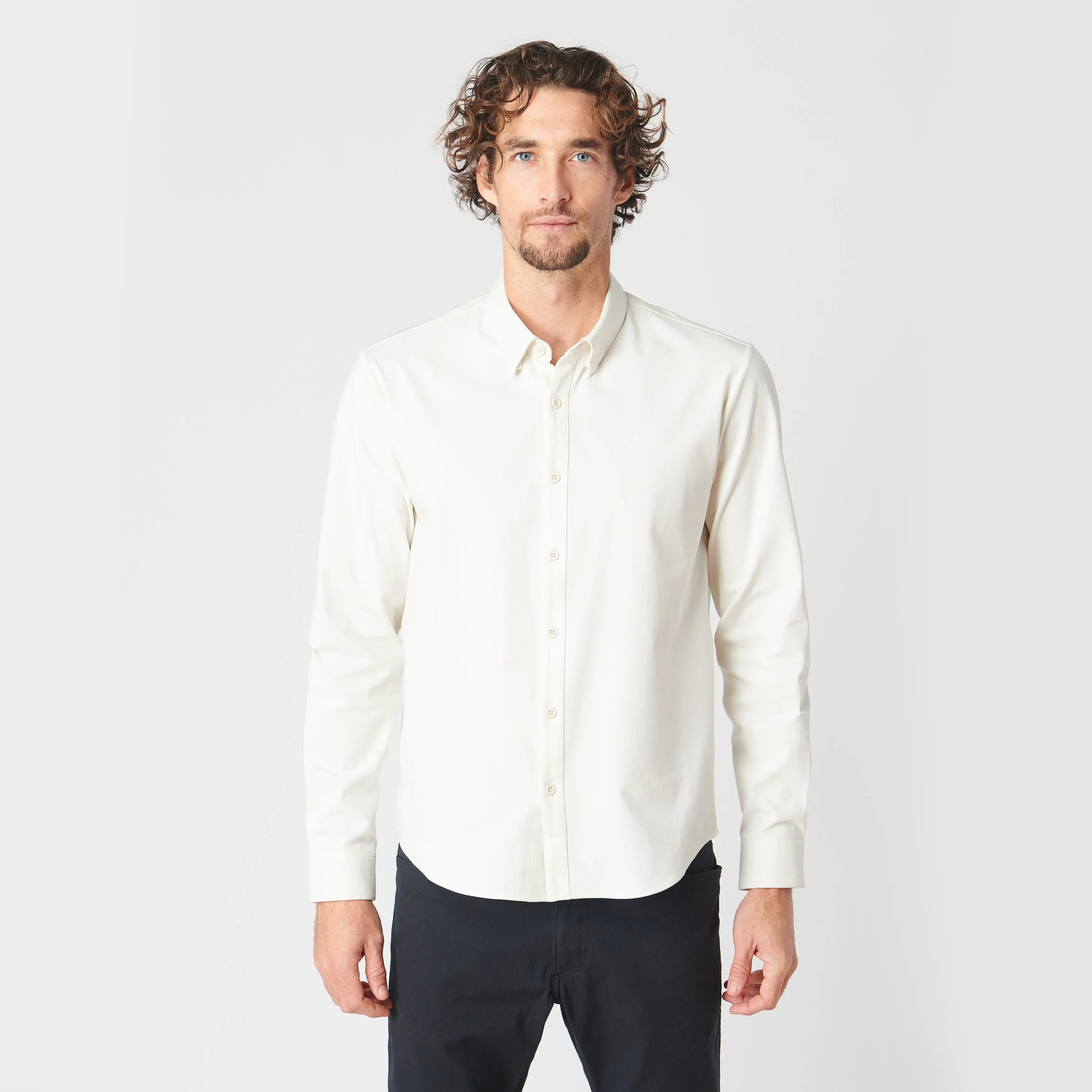 X Cotton Button-Down