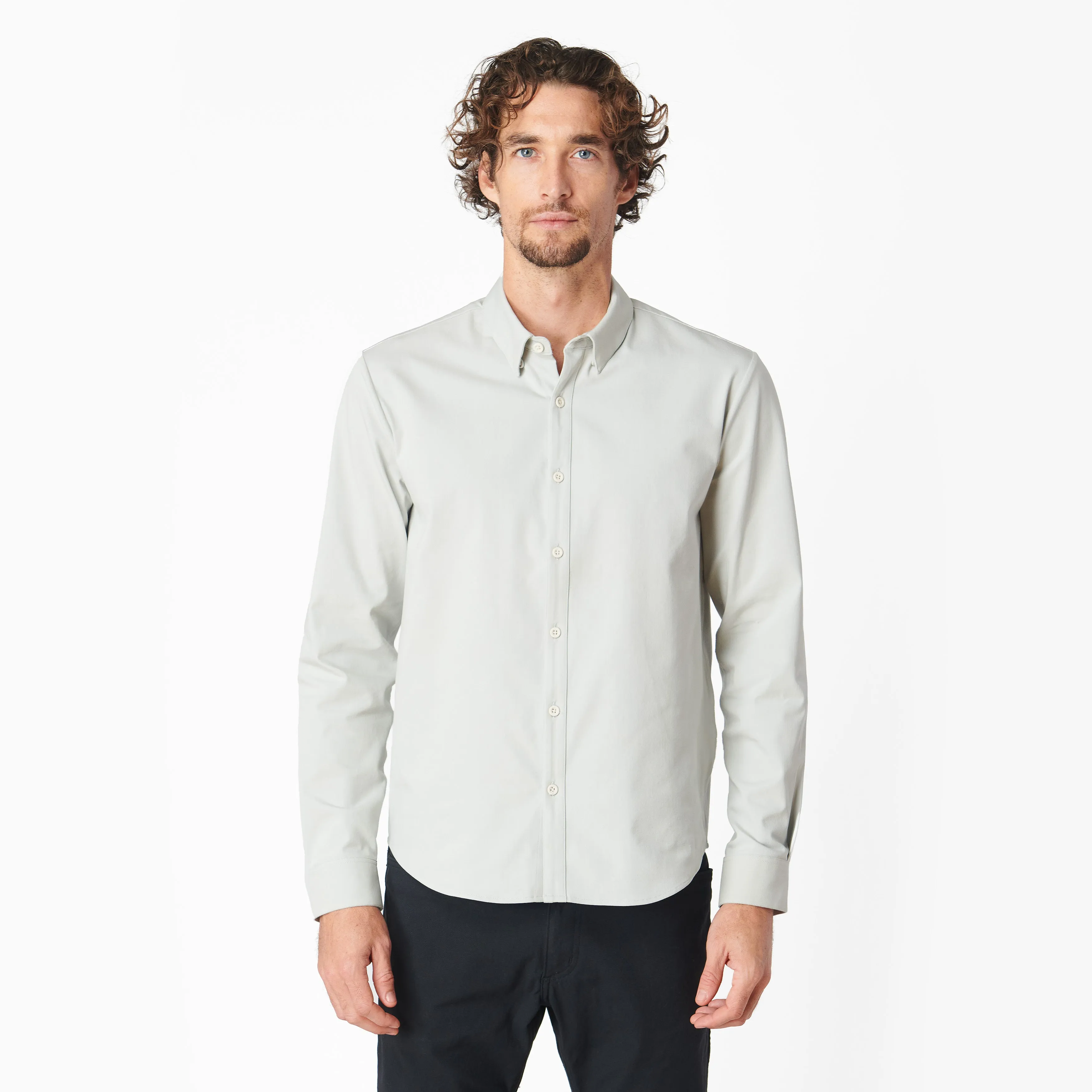 X Cotton Button-Down