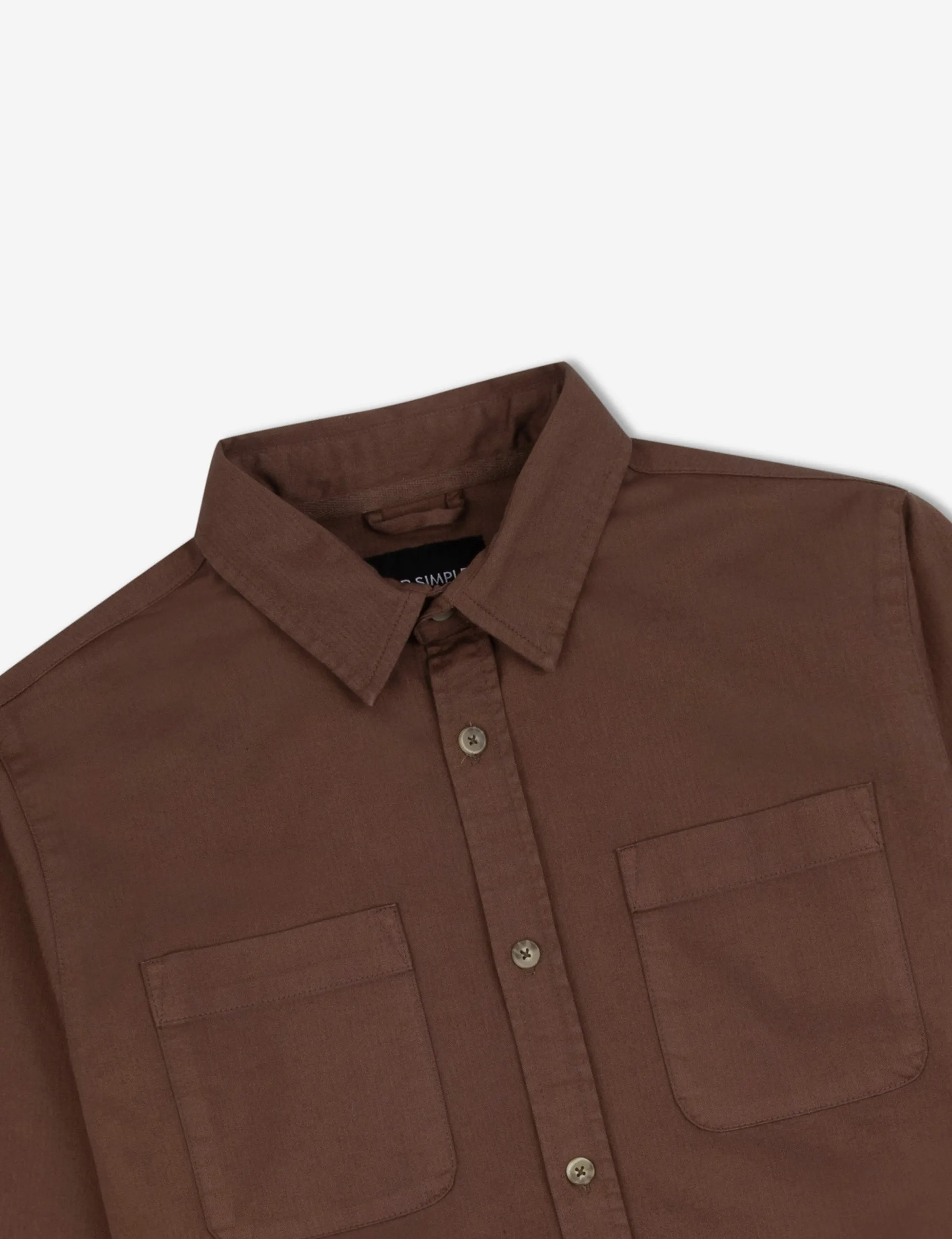 York Long Sleeve Shirt - Cocoa