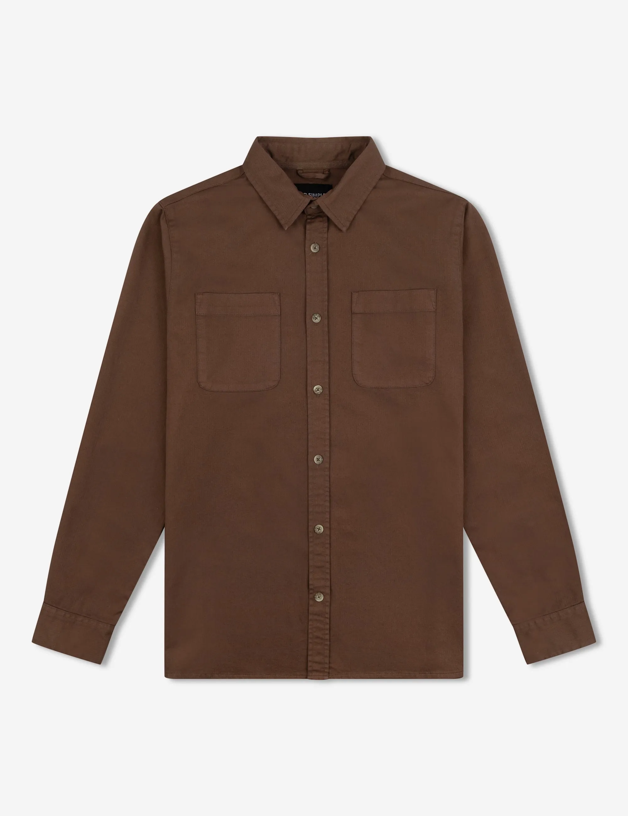 York Long Sleeve Shirt - Cocoa