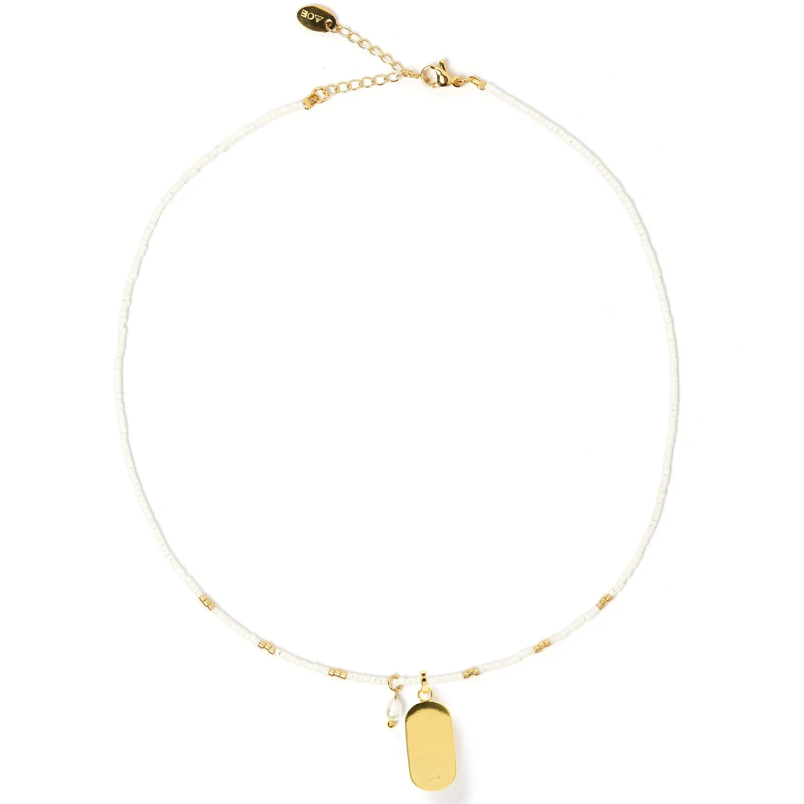 Zara Necklace - Daisy White